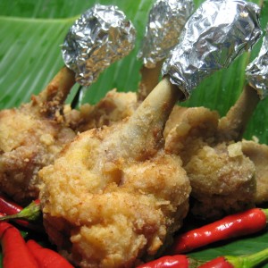 Deep-fried Folded Chicken Drumlets