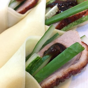 Roast Duck Cucumber Wrap