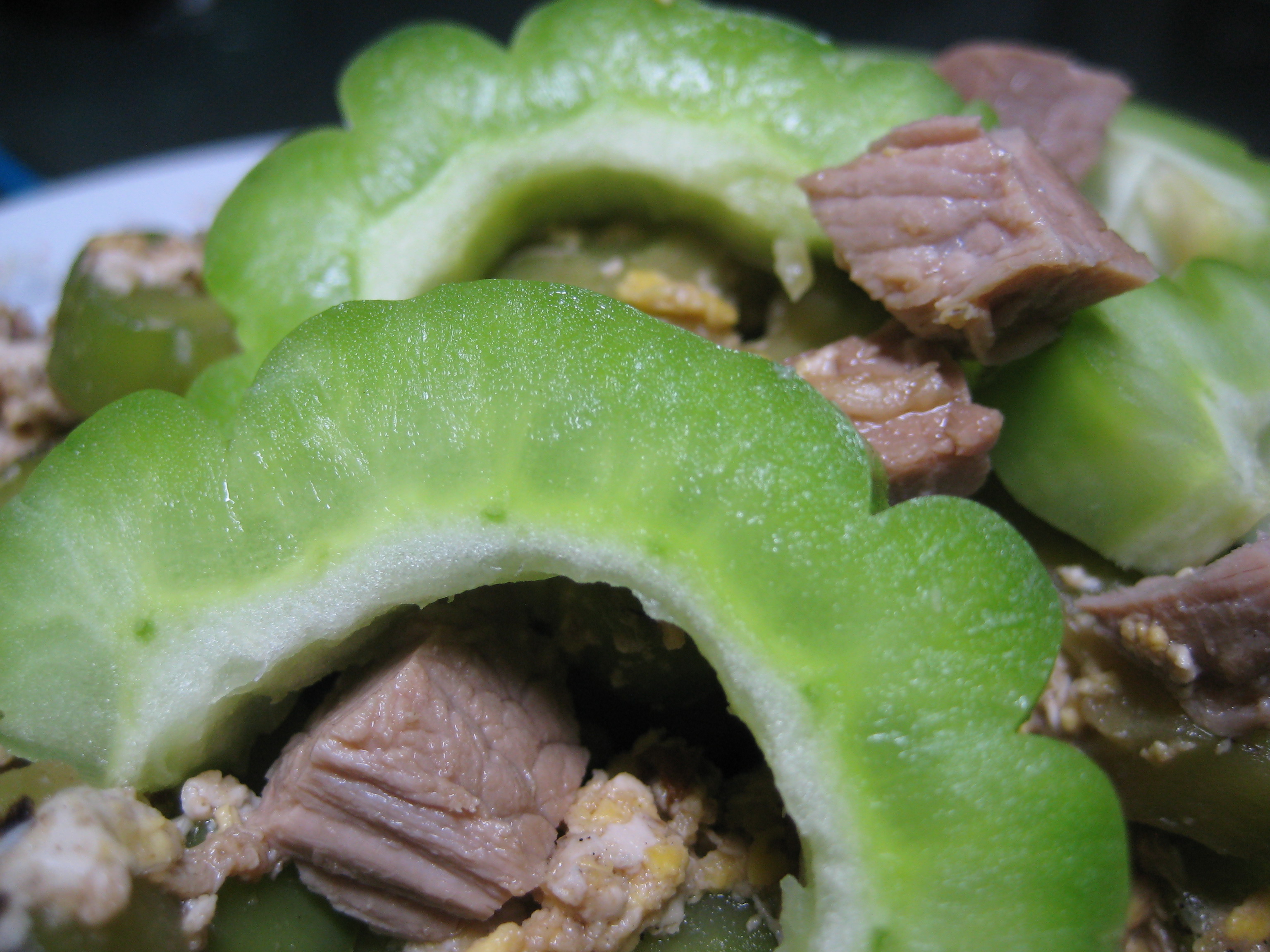 Stir fry Bitter Gourd with Eggs