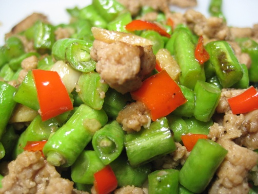 Stir fry Garlic Long Beans