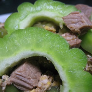 Stir-Fry Bitter-Gourd with Eggs